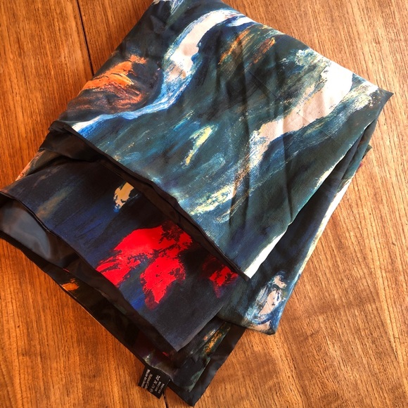 AY Jackson Silk Scarf Statement Piece Group of Seven Collectors item - Picture 7 of 8